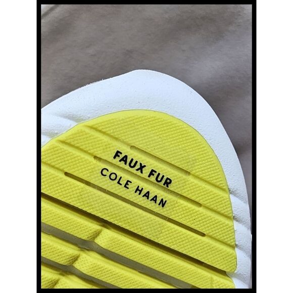 Cole Haan Grand.OS Waterproof Suede Hiking Boots Faux Fur Shearling Dove Gray 6 - Picture 10 of 13